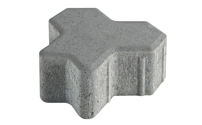 Ecotrihex 80 Pavers 181x89x80mm (Natural Grey)