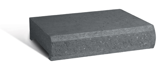 Versawall Retaining Wall Cap 300x250x60mm (Charcoal)