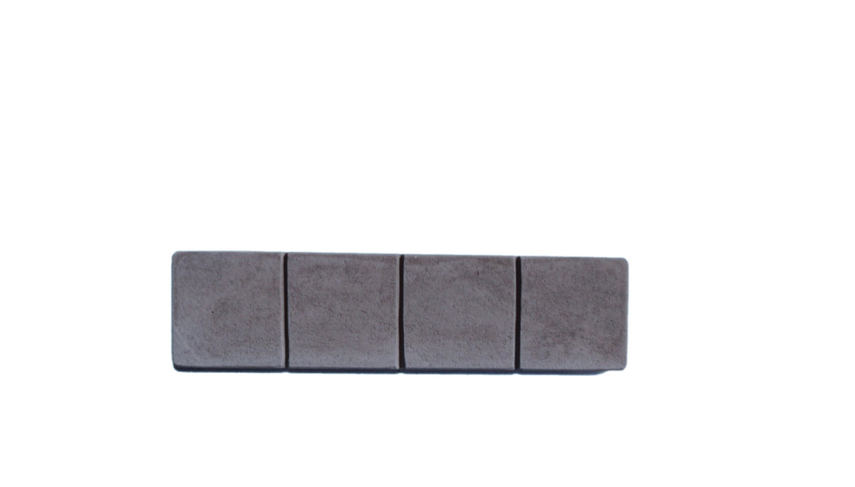 Cobblestone Border Pavers 400x100x40mm (Charcoal)