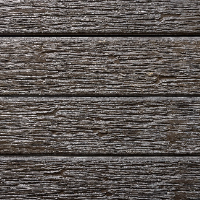 Timber Look Concrete Sleeper 1600mm Retaining Wall - Sealed (Smokey)