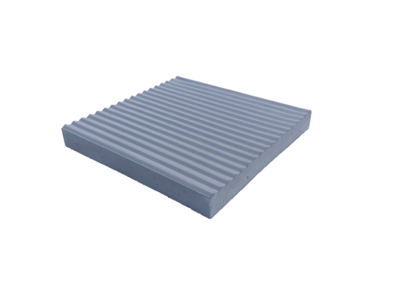 Rectangular litecon slab on a white background