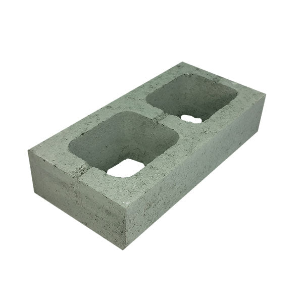 20.71 Concrete Block Half Height 200 Series 390x190x90mm (Grey)