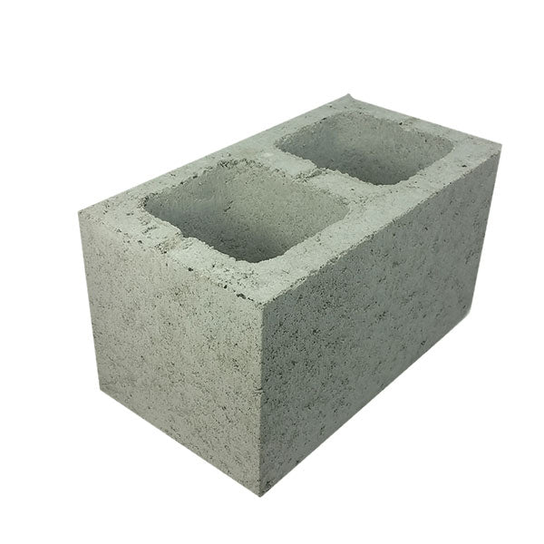 20.22 Concrete Block Seven-Eighths Length 200 Series 340x190x190mm (Grey)