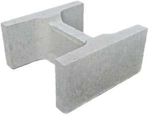 40.48 Concrete Block H 400 Series 390x390x190mm (Grey)
