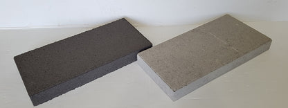50.31 Coloured Concrete Block Cap Smooth Face 390x190x40mm (Charcoal)