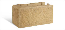 Versawall Left Corner Retaining Wall Blocks 390x215x200mm (Oatmeal)