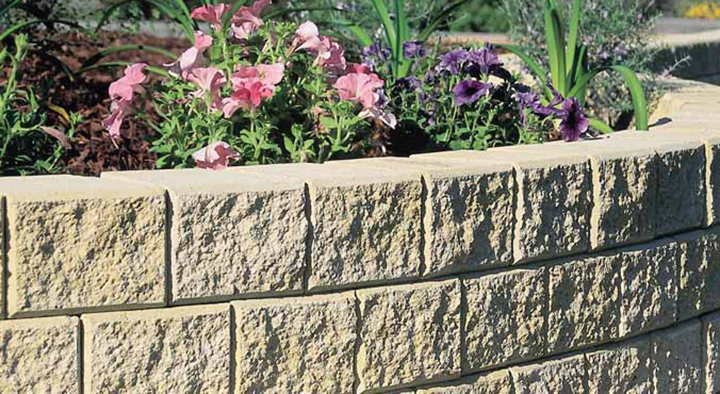 Miniwall Retaining Wall Blocks DIY 182x182x125mm (Oatmeal)