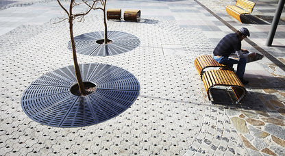 Ecotrihex 80 Pavers 181x89x80mm (Natural Grey)