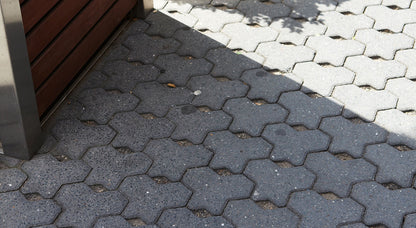 Ecotrihex 80 Pavers 181x89x80mm (Natural Grey)