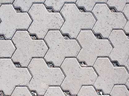 Ecotrihex 80 Pavers 181x89x80mm (Natural Grey)