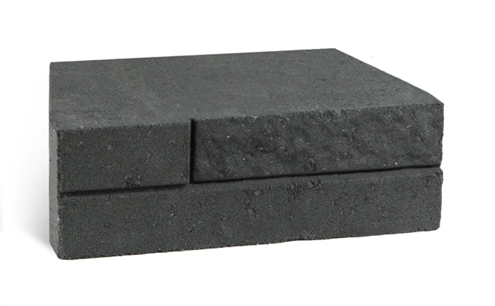 Natural Impressions Duostone Retaining Wall Blocks 300x160x100mm (Graphite)