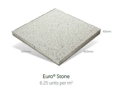 Euro Stone Pavers 400x400x40mm (Riverina)