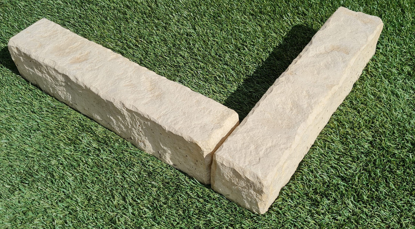 Bushstone Block Garden Edging 500x100x100mm (Sand)