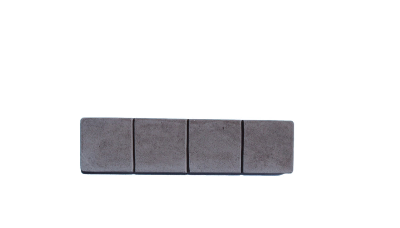 Cobblestone Border Pavers 400x100x40mm (Charcoal)