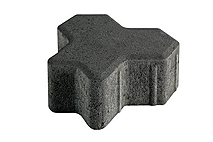 ecotrihex paver on a white background