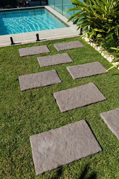Bushstone Pavers 700x410x40mm (Charcoal)