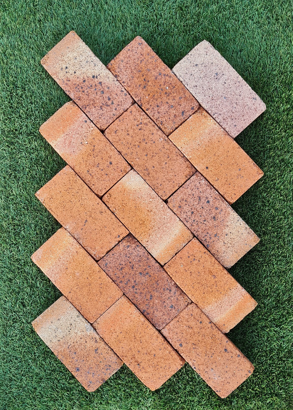 Full Cream Tumbled Clay Pavers 230x115x50mm (Cream)