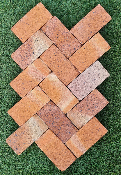 Full Cream Tumbled Clay Pavers 230x115x50mm (Cream)