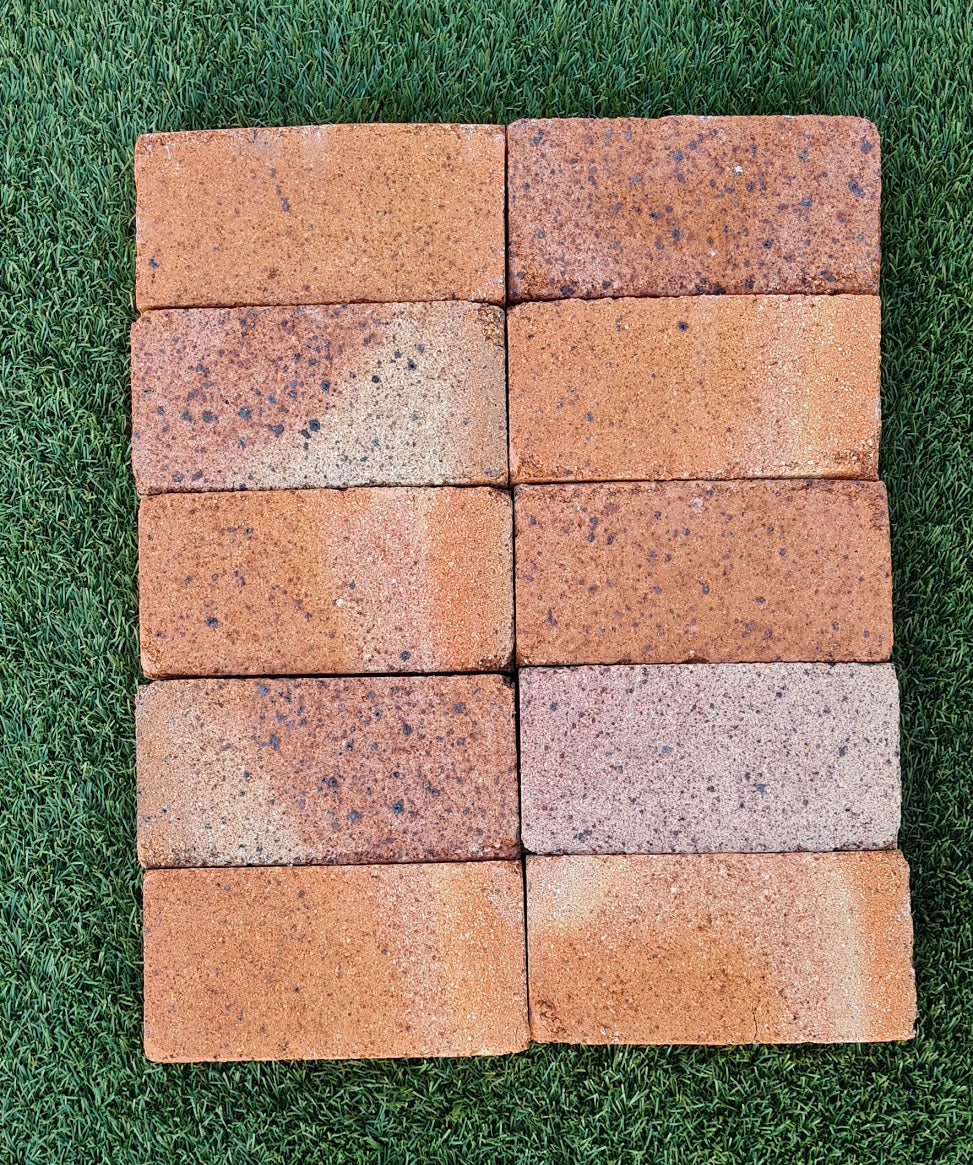 Full Cream Tumbled Clay Pavers 230x115x50mm (Cream)