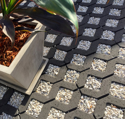 Gridpave Pavers 390x390x90mm (Charcoal)