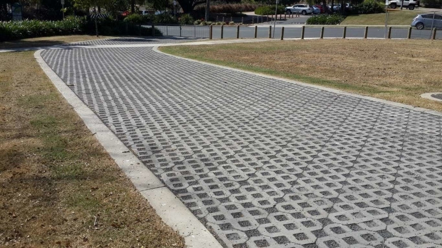 Gridpave Pavers 390x390x90mm (Natural Grey)