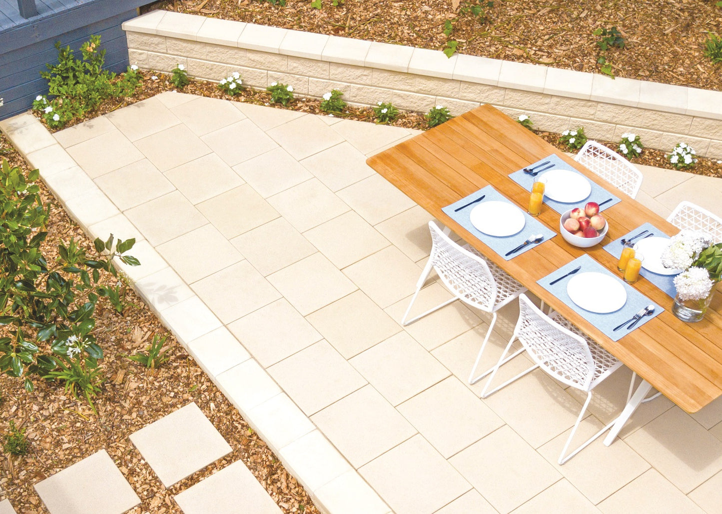 Versawall Retaining Wall Blocks 400x215x200mm (Oatmeal)