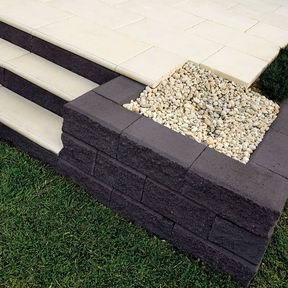 Linearwall Retaining Wall Blocks 300x200x150mm (Charcoal)