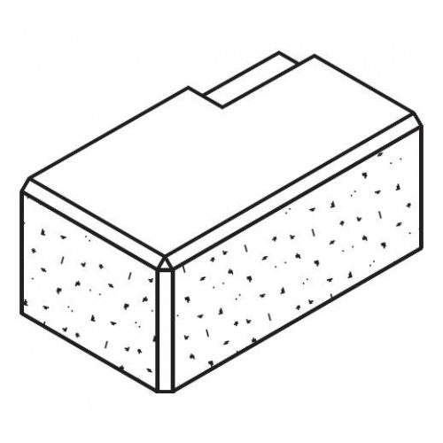 Linearwall Corner Retaining Wall Blocks 350x200x150mm (Beach)