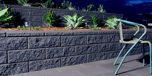 Modernstone Retaining Wall Blocks 440x280x165mm (Charcoal)