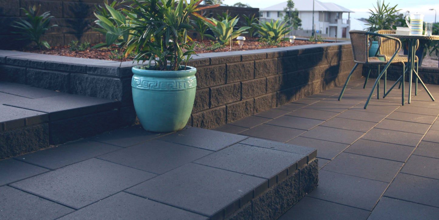 Modernstone Retaining Wall Blocks 440x280x165mm (Charcoal)