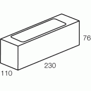 12.715ST Common Brick Standard Load-Bearing 230x110x76mm (Grey)