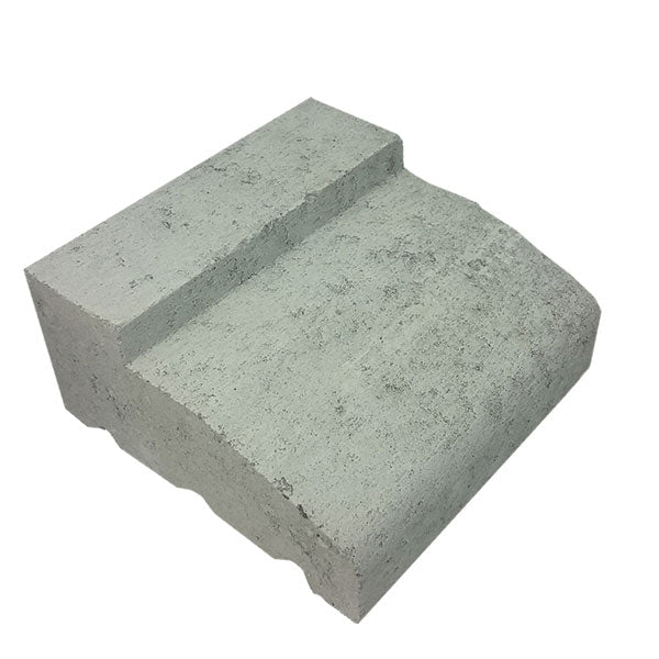 20.40 Concrete Block Half Height Sill 200 Series 190x190x90mm (Grey)
