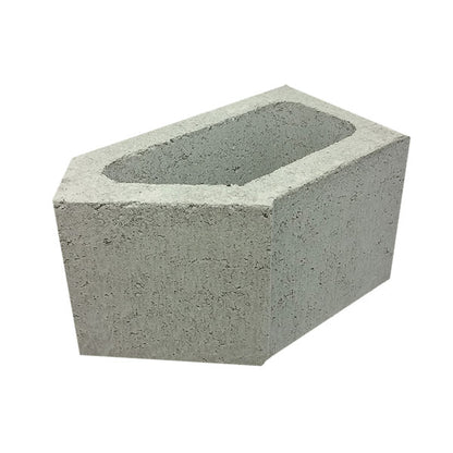 20.748 Concrete Block Squint 200 Series 290x190x190mm (Grey)