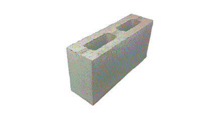 12.709 Concrete Block Reduced Core Thickwall 120 Series 390x110x190mm (Grey)