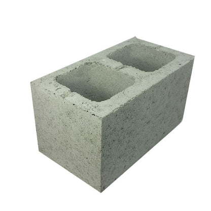 20.22 Concrete Block Seven-Eighths Length 200 Series 340x190x190mm (Grey)
