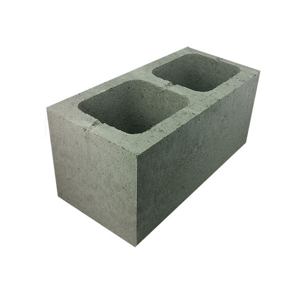 20.01 Concrete Block Standard 200 Series 390x190x190mm (Grey)