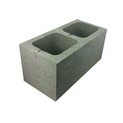 20.01 Concrete Block Standard 200 Series 390x190x190mm (Grey)
