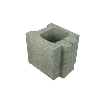 20.10 Concrete Block Control Joint Half 200 Series 190x190x190mm (Grey)