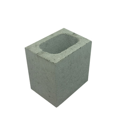 15.03 Concrete Block Half-Length 150 Series 190x140x190mm (Grey)