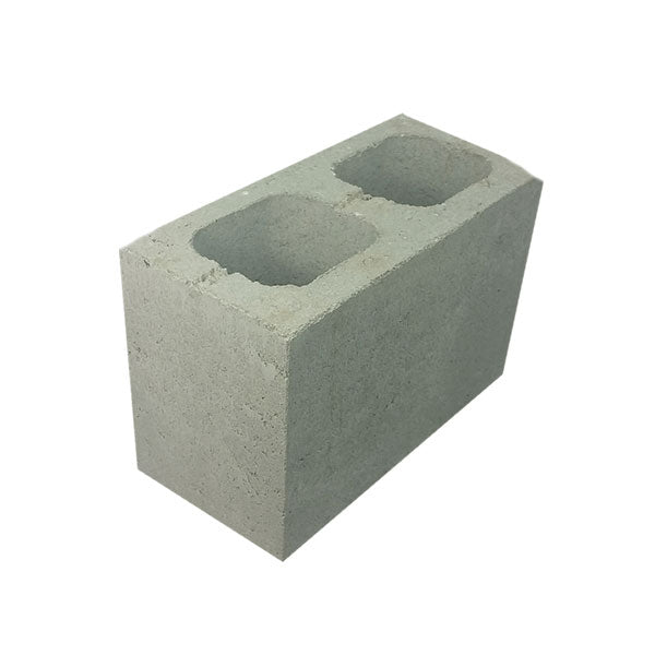 15.02 Concrete Block Three Quarter Length 150 Series 290x140x190mm (Grey)