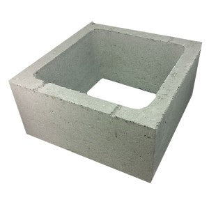 40.925 Concrete Block Pier 400 Series 390x390x190mm (Grey)