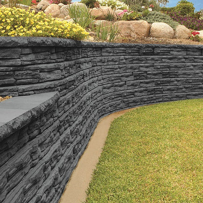 Natural Impressions Flagstone Wall Cap 300x200x50mm (Bluestone)