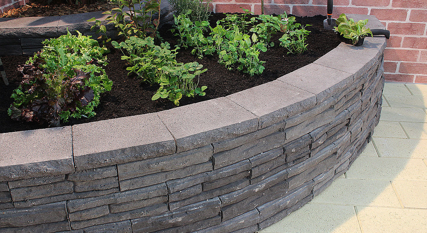 Natural Impressions Flagstone Wall Cap 300x200x50mm (Ironstone)