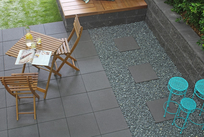 Quadro Pavers 400x400x40mm (Charcoal)