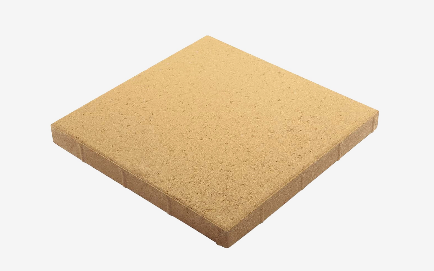 Square paver on a white background