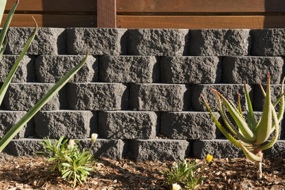 Gardenwall Standard Retaining Wall Blocks 295x203x125mm (Charcoal)