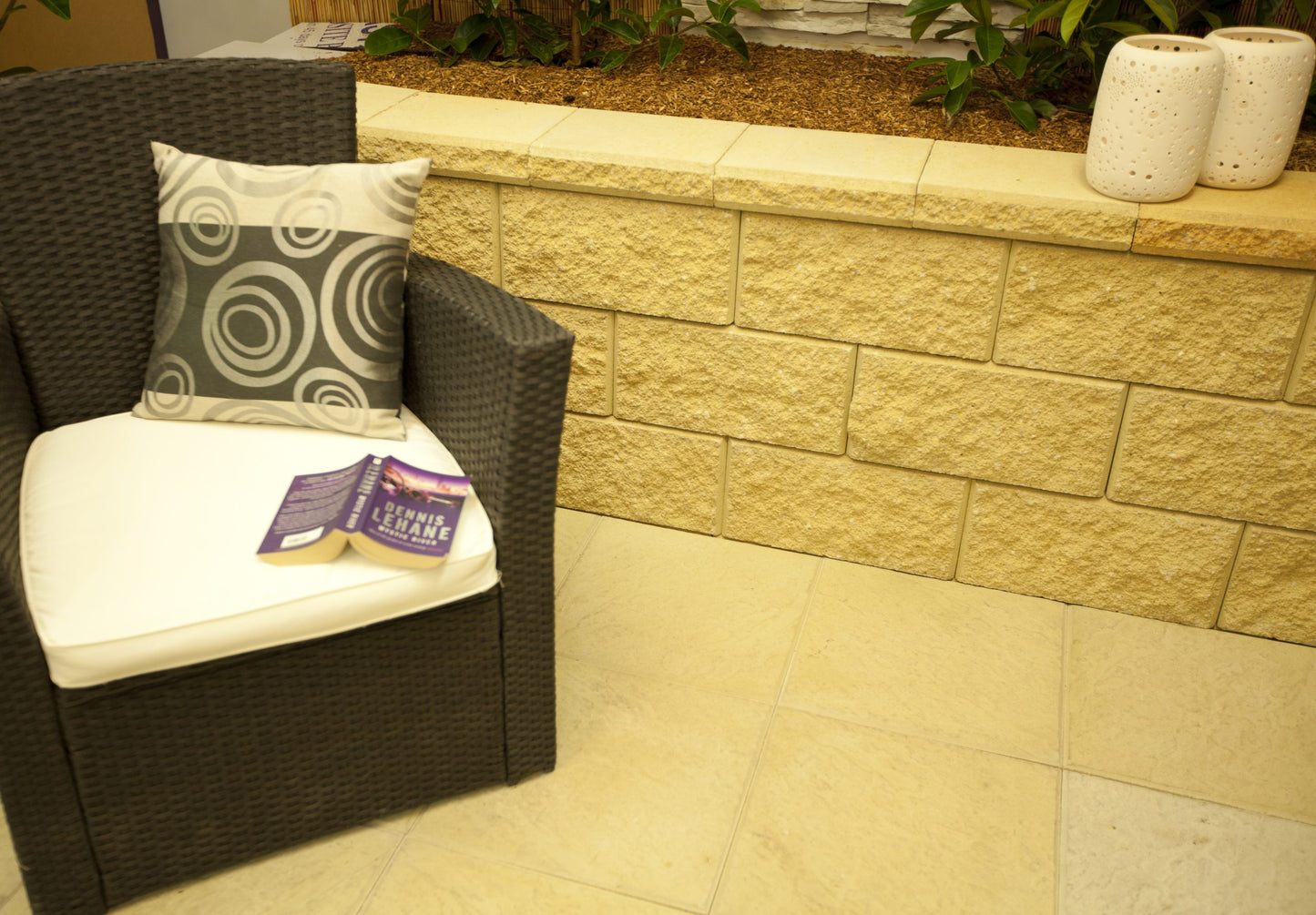 Versawall Retaining Wall Caps 300x250x60mm (Oatmeal)