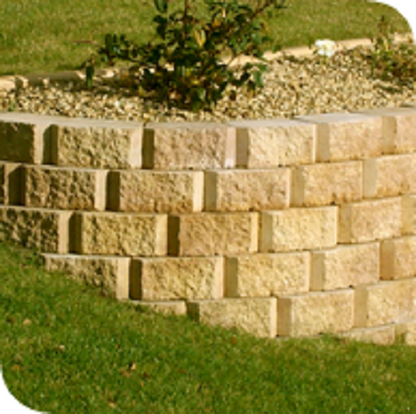 Windsor Stone Retaining Wall Blocks 295x203x130mm (Oatmeal)